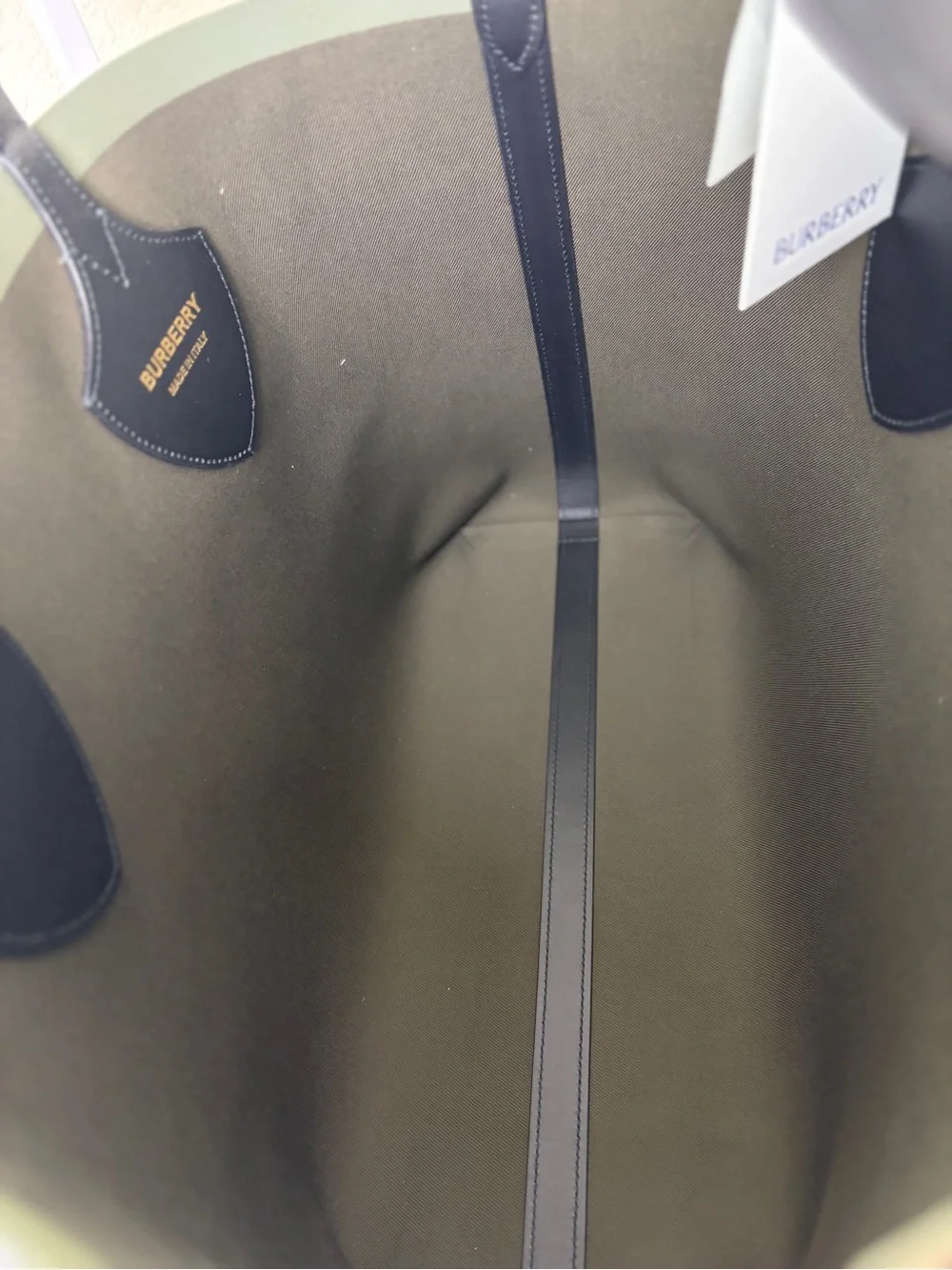 Burberry Reversible Check Canvas Tote Bag